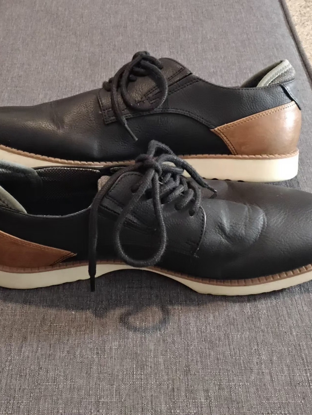 Dr. Scholl's Sync 2 Men's Dress Shoes Black/Brown US 10.5 Style 33112